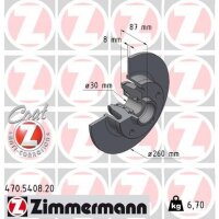 ZIMMERMANN 470.5408.20 Bremsscheibe