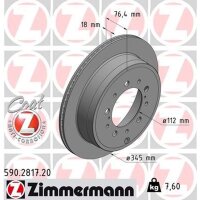 ZIMMERMANN 590.2817.20 Bremsscheibe
