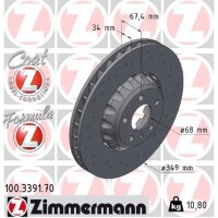 ZIMMERMANN 100.3391.70 Bremsscheibe