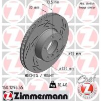 ZIMMERMANN 150.1296.55 Bremsscheibe