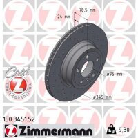 ZIMMERMANN 150.3451.52 Bremsscheibe