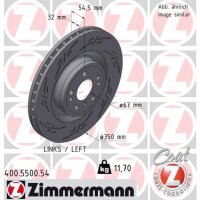 ZIMMERMANN 400.5500.54 Bremsscheibe
