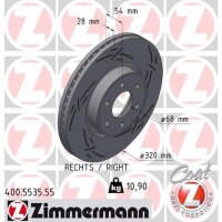 ZIMMERMANN 400.5535.55 Bremsscheibe