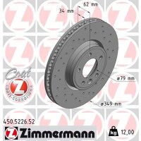 ZIMMERMANN 450.5226.52 Bremsscheibe