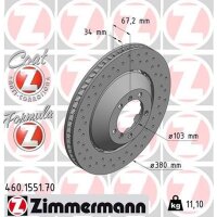 ZIMMERMANN 460.1551.70 Bremsscheibe