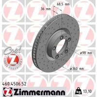 ZIMMERMANN 460.4506.52 Bremsscheibe