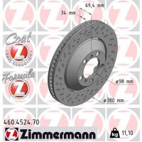 ZIMMERMANN 460.4524.70 Bremsscheibe