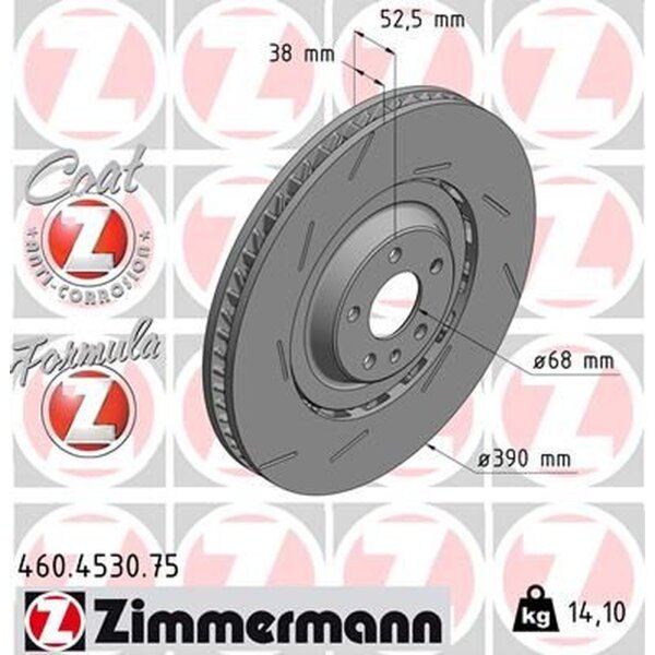 ZIMMERMANN 460.4530.75 Bremsscheibe