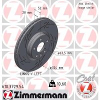 ZIMMERMANN 610.3729.54 Bremsscheibe