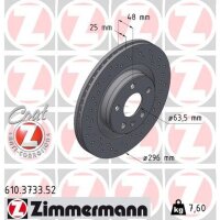 ZIMMERMANN 610.3733.52 Bremsscheibe