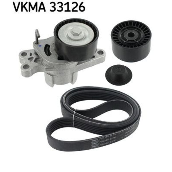 SKF VKMA 33126 Keilrippenriemensatz