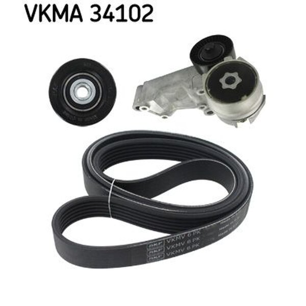 SKF VKMA 34102 Keilrippenriemensatz