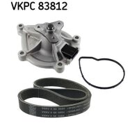 SKF VKMC 33843 Wasserpumpe + Keilrippenriemensatz