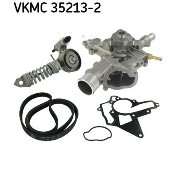 SKF VKMC 35213-2 Wasserpumpe + Keilrippenriemensatz