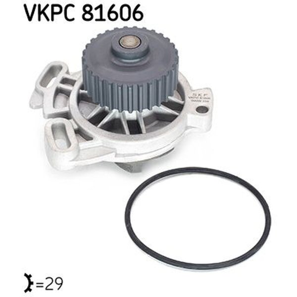 SKF VKPC 81606 Wasserpumpe, Motorkühlung