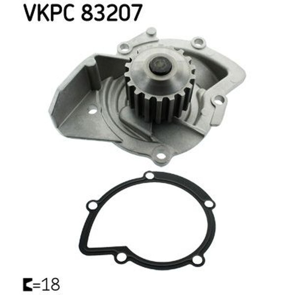 SKF VKPC 83207 Wasserpumpe, Motorkühlung