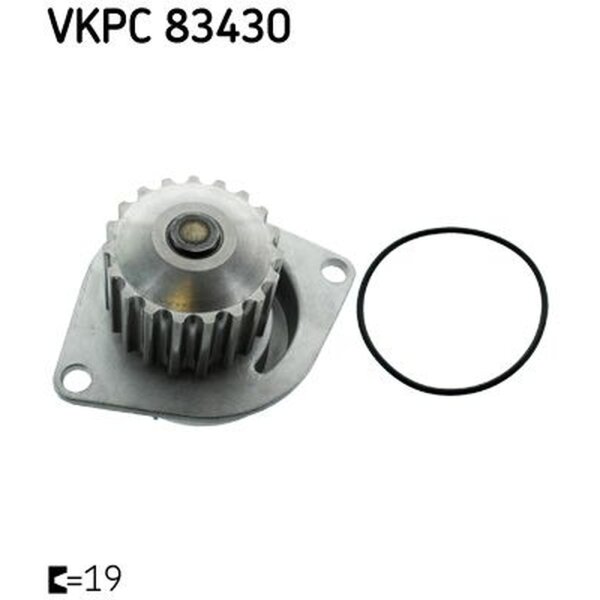SKF VKPC 83430 Wasserpumpe, Motorkühlung
