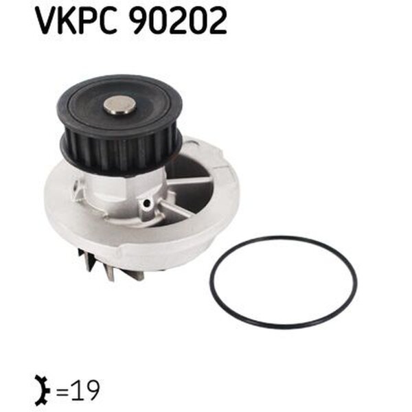 SKF VKPC 90202 Wasserpumpe, Motorkühlung