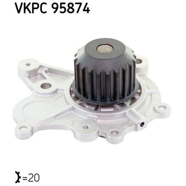 SKF VKPC 95874 Wasserpumpe, Motorkühlung