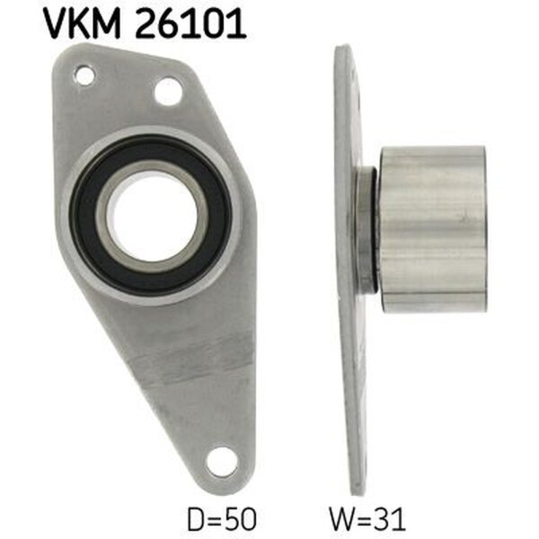 SKF VKM 26101 Umlenk-/Führungsrolle, Zahnriemen