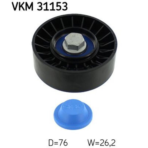 SKF VKM 31153 Umlenk-/Führungsrolle, Keilrippenriemen