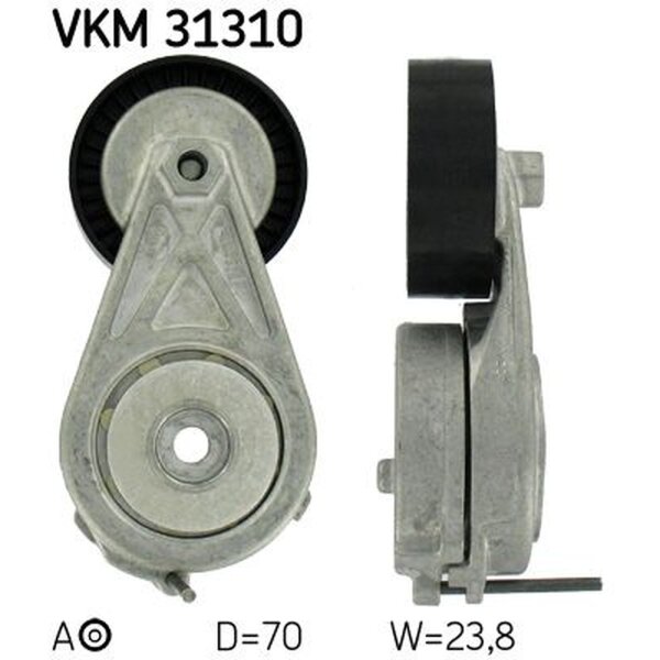 SKF VKM 31310 Riemenspanner, Keilrippenriemen