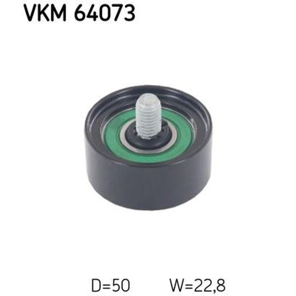 SKF VKM 64073 Umlenk-/Führungsrolle, Keilrippenriemen