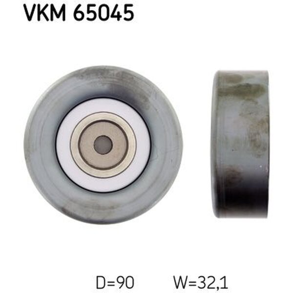 SKF VKM 65045 Umlenk-/Führungsrolle, Keilrippenriemen