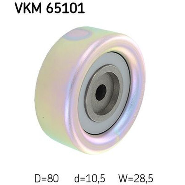 SKF VKM 65101 Umlenk-/Führungsrolle, Keilrippenriemen