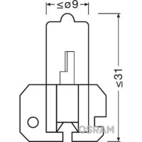 ams-OSRAM 64175 Glühlampe, Hauptscheinwerfer