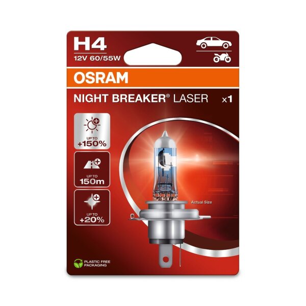 ams-OSRAM 64193NL-1BL Glühlampe, Fernscheinwerfer