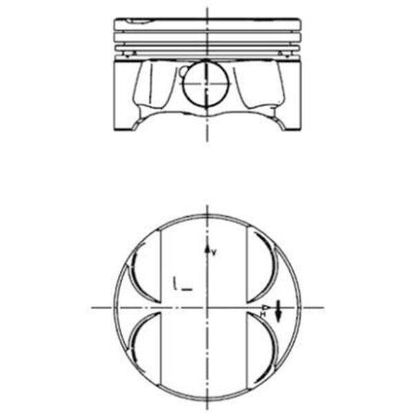 KOLBENSCHMIDT 40085600 Kolben