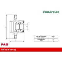 Schaeffler FAG 713 6505 20 Radlagersatz