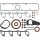 VICTOR REINZ 01-34398-01 Dichtungsvollsatz, Motor