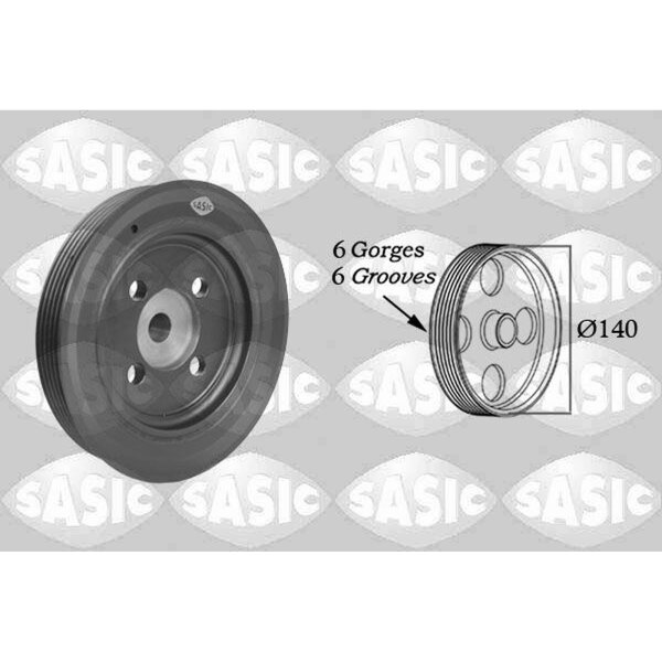 SASIC 2156005 Riemenscheibe, Kurbelwelle