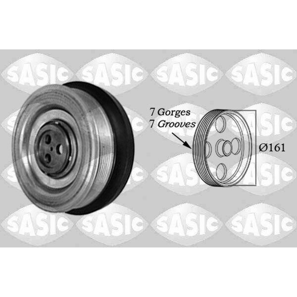 SASIC 2156057 Riemenscheibe, Kurbelwelle