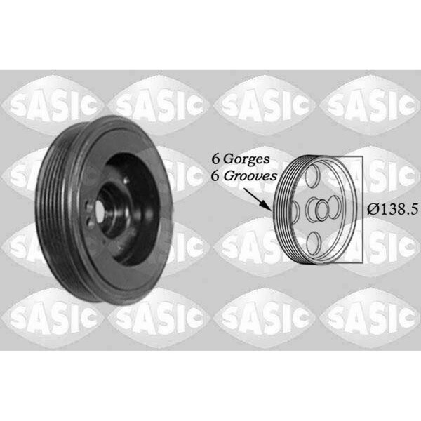 SASIC 2156077 Riemenscheibe, Kurbelwelle