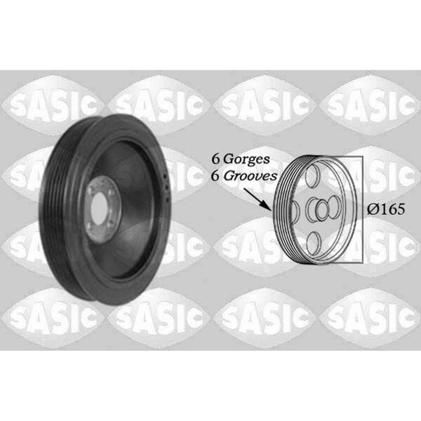 SASIC 2156079 Riemenscheibe, Kurbelwelle
