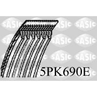 SASIC 5PK690E Keilrippenriemen