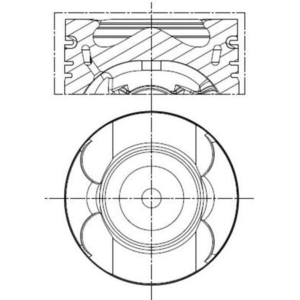 MAHLE 001 PI 00189 000 Kolben