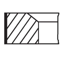 MAHLE 002 24 N1 Kolbenringsatz