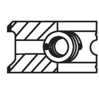 MAHLE 007 65 N0 Kolbenringsatz