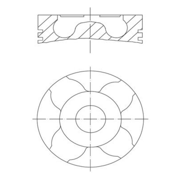 MAHLE 011 PI 00114 001 Kolben