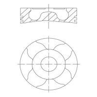 MAHLE 011 PI 00114 002 Kolben