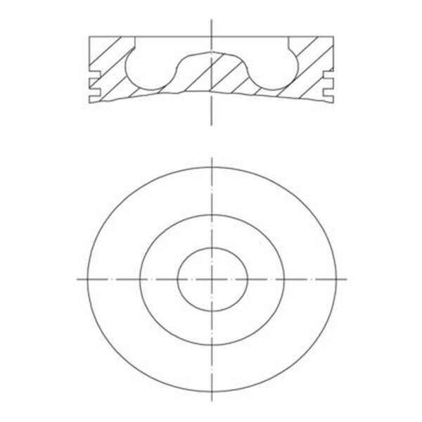 MAHLE 013 PI 00147 001 Kolben