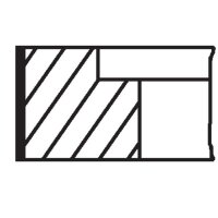 MAHLE 034 75 V0 Kolbenringsatz