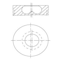MAHLE 081 PI 00123 000 Kolben