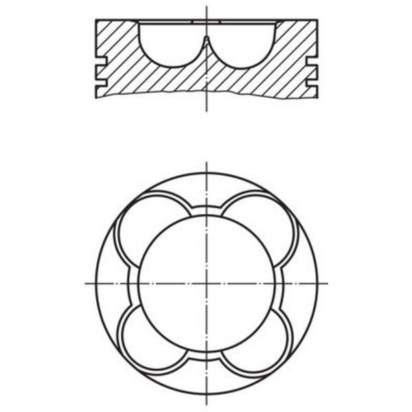 MAHLE 227 PI 00141 000 Kolben
