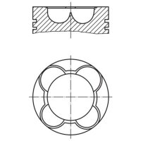 MAHLE 227 PI 00141 000 Kolben