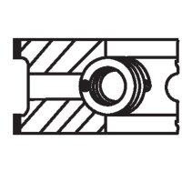 MAHLE 503 08 N0 Kolbenringsatz